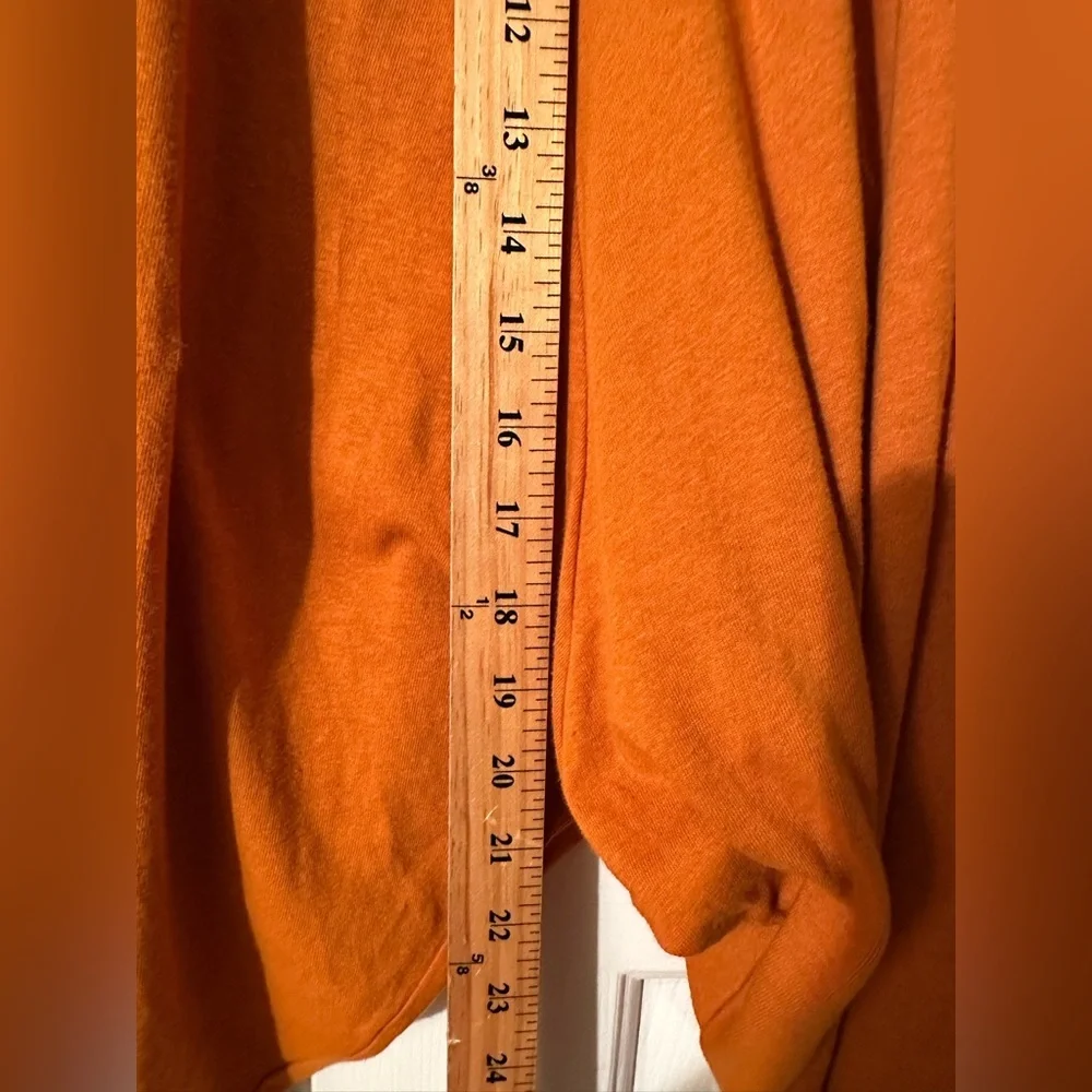 FREE PEOPLE Intimately XS Y2K HipHop Wrap Around Belt Harem Wide Leg Rust Orange - Picture 9 of 9